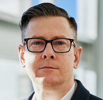 CEO di un'azienda di crypto trading, Alexander Hughes, ritratto